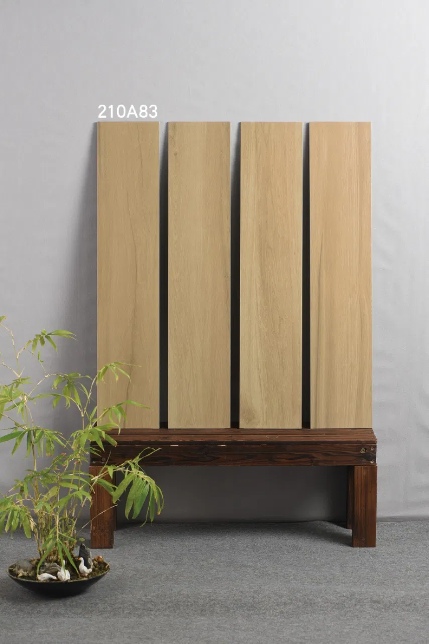Brich Wood Look 200*1000mm Porcelain Tile Wooden Brick Foshan Warehouse Low Price
