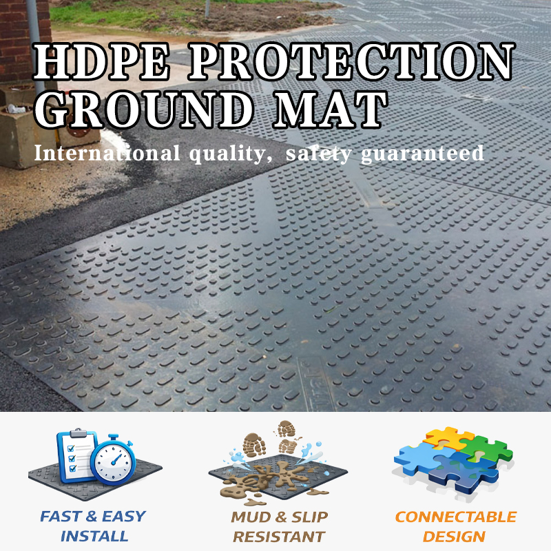 HDPE Mats for Preventing Ground Damage in Construction and Industrial Use