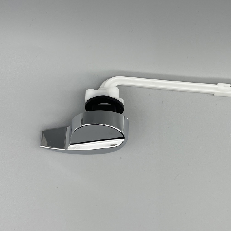 Front Mount Plastic Flush Handle Chrome ABS Toilet Tank Fitting Handle Lever