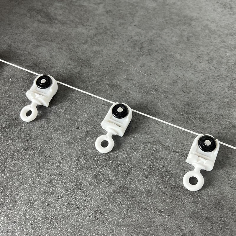 Factory Window Motorized S Fold Curtain Track Runners