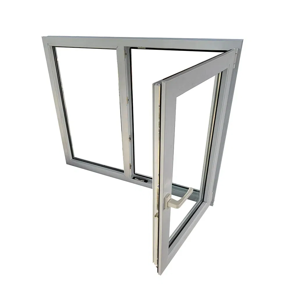 Kingway Customized Design Impact Window Plastic UPVC PVC Casement Windows for House