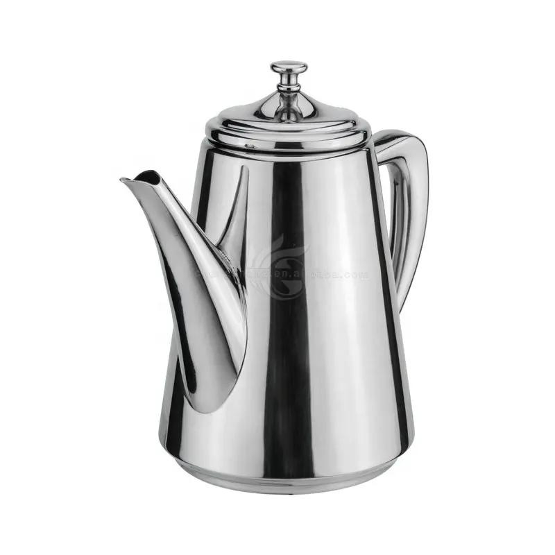 Hotel Restaurant Service Water Tea Metal High Quality 350ml - 2000ml Stainless Steel Water Pitcher with Lid