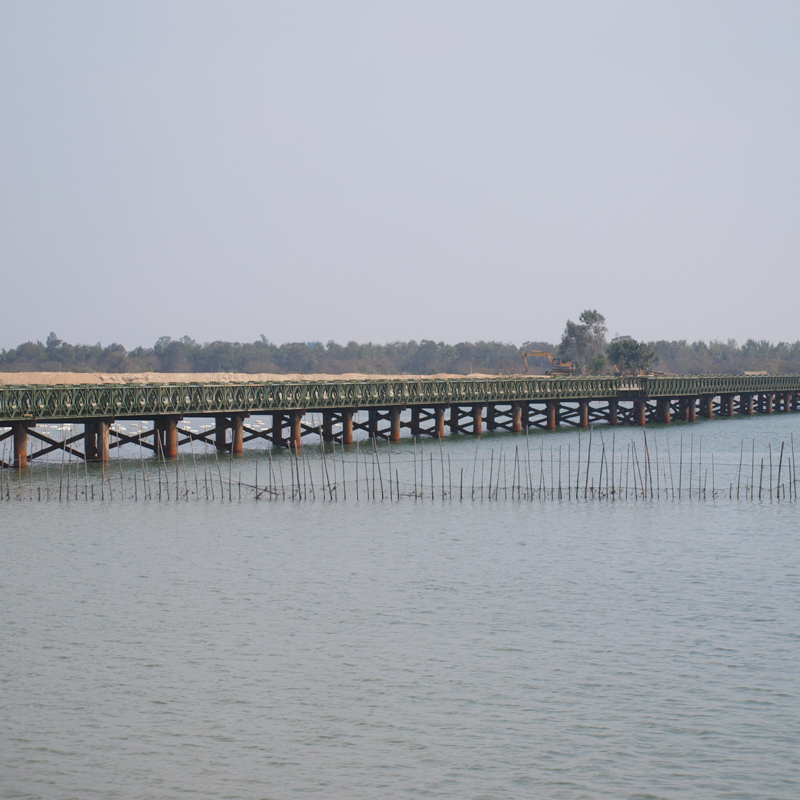 Prefabricated Modern Design Bridge Steel Bailey Suspension Bridge Components