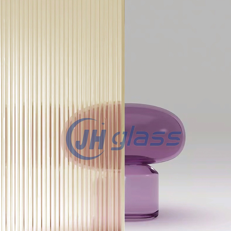 Jh Glass Hot Selling Heat Strength Color Patterned Tempered Glass Bathtub Shower Door Pattern Glass