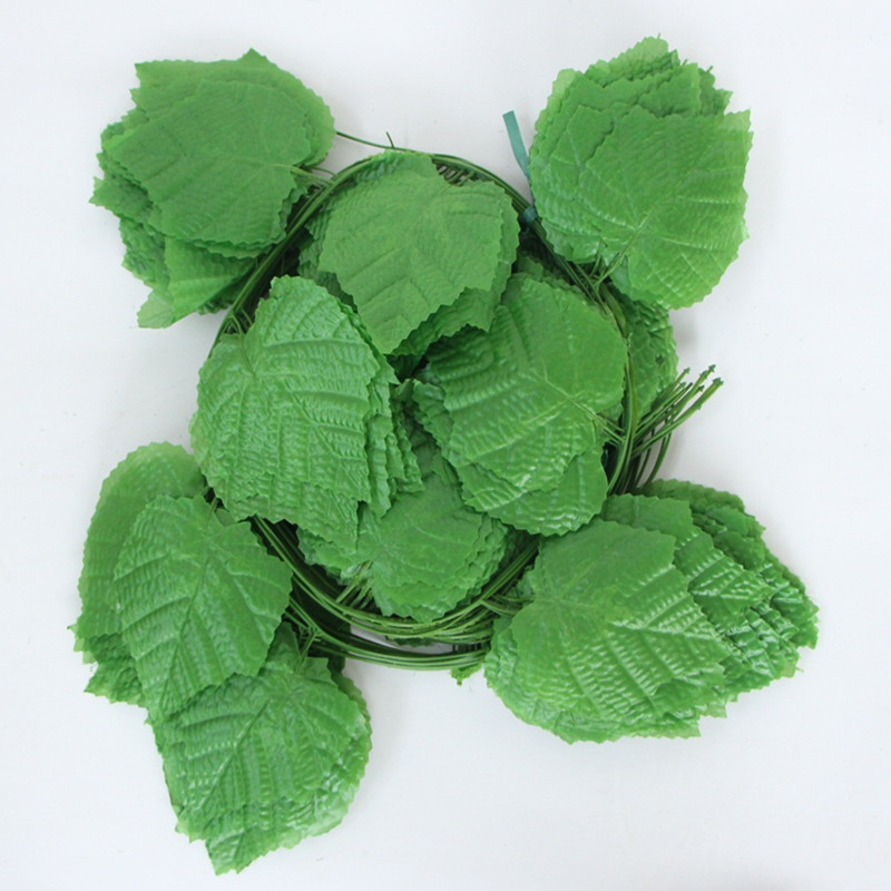 Растения искусственные виноградные лозы ротанг настенные