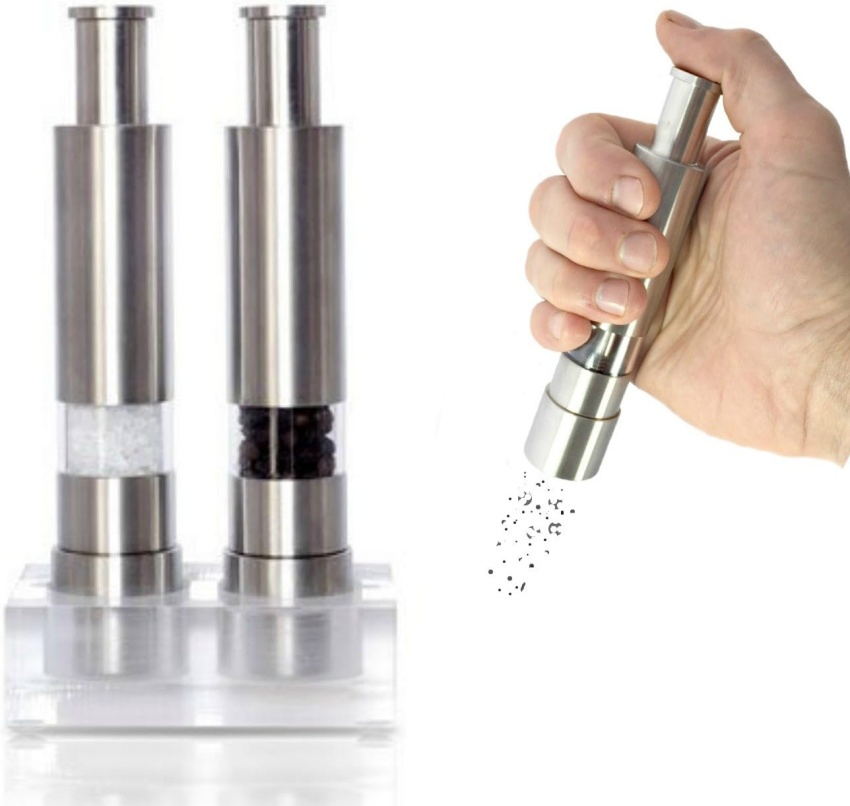 Ручная мельница для перца и соли из нержавеющей стали