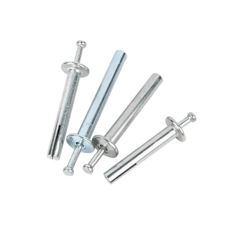 M6 M8 Zinc Alloy Steel Nail Strike Expansion Anchor Wall Ceiling Nail Anchor Pin Hammer Drive Anchor for Block and Brick