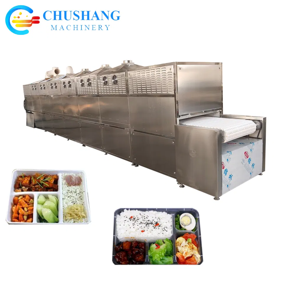 Tunnel Microwave Heating Oven for Chilled Food