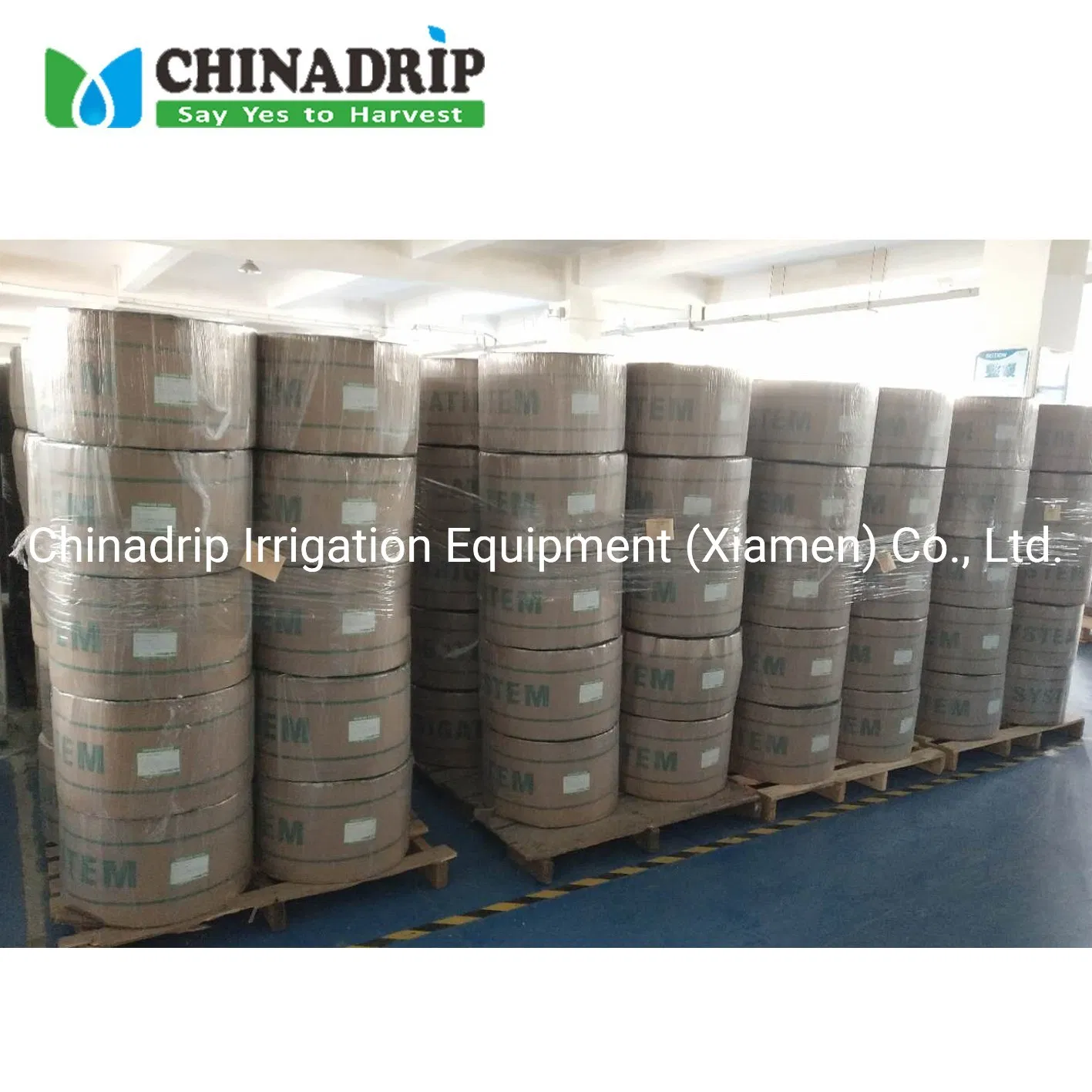 HDPE/PE Material Drip Tape/Pipe with Flat Inline PC Dripper Drip Irrigation Manufacturing