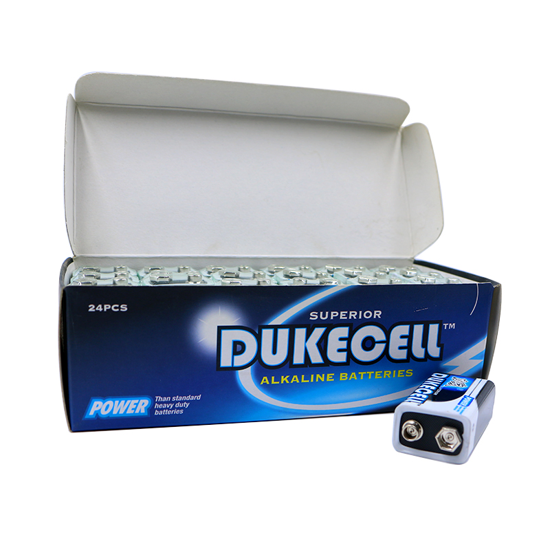 Батарейка 9V алкалиновая 950mAh DUKECELL