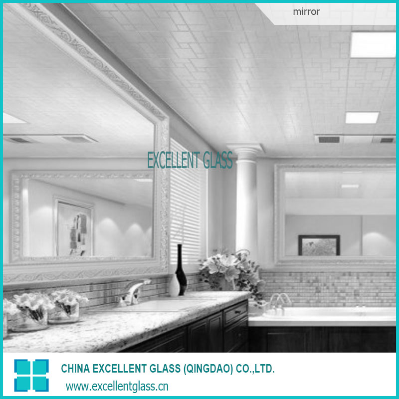 High Quality Tempered Glass Mirror - Custom Size Wall Mirror for Home/Hotel