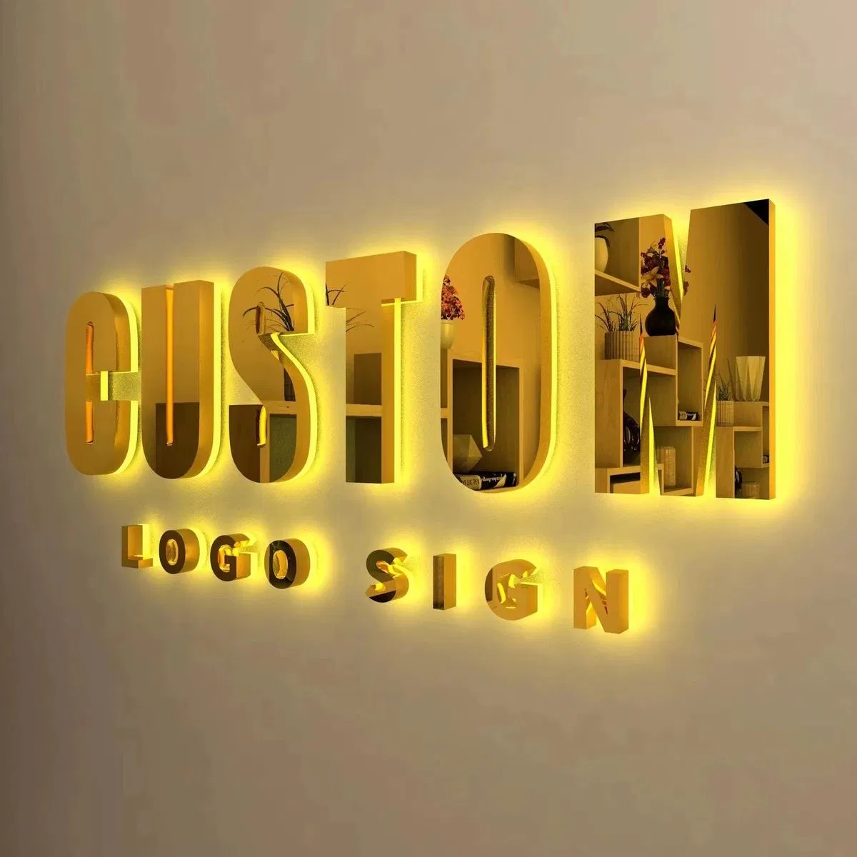 Factory Made Luminous Acrylic Signs, LED Backlit for Indoor and Outdoor