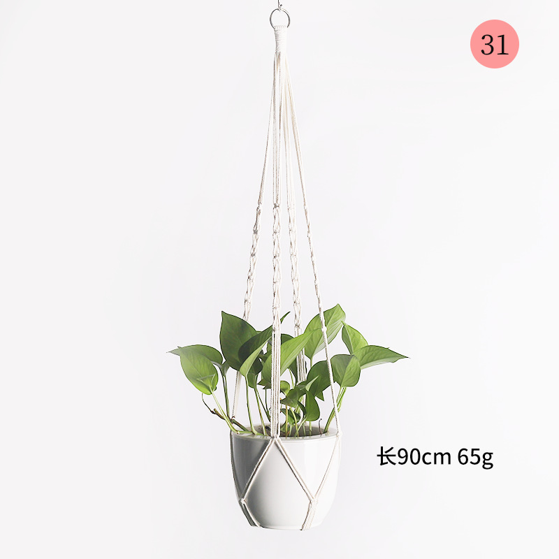 Bohemian Style Macrame Plant Hanger for Elegant Home Displays