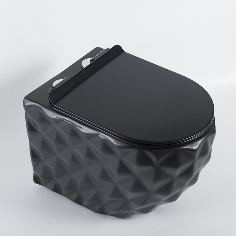 Luxury Wall Hung Rimless Toilet with Dual Flush System for Small Apartment