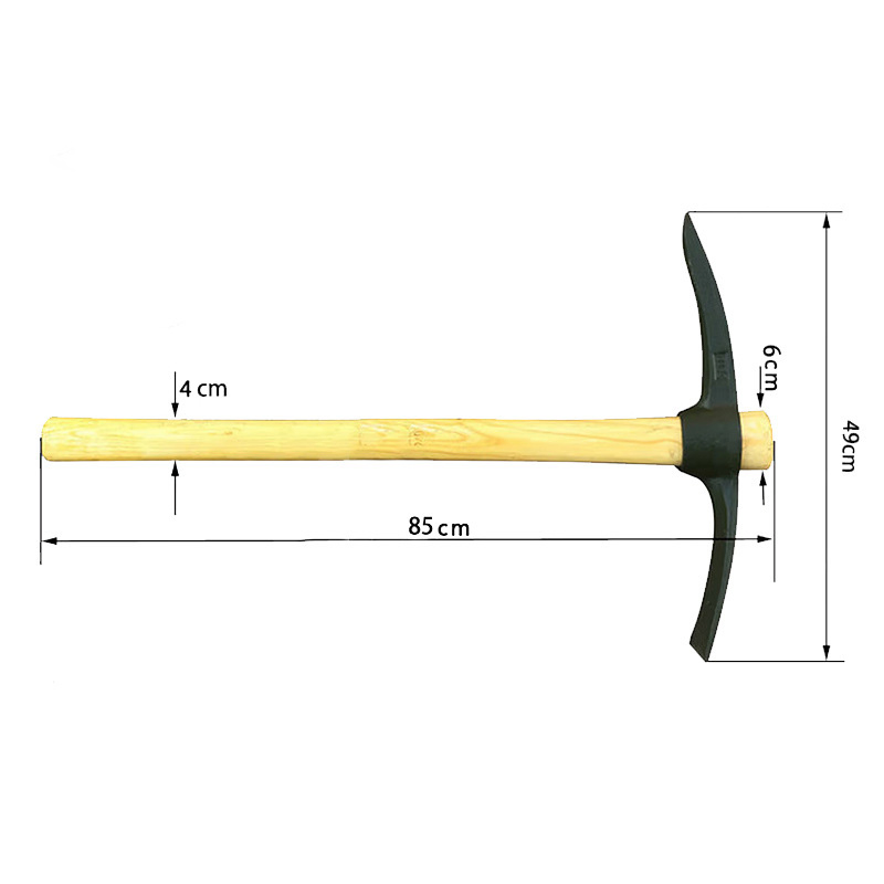 Best Quality Pickaxe Farming Customized Tools Carbon Steel Pickaxe Hoe for Digging