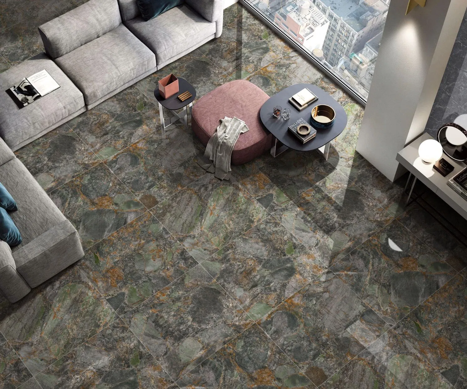 Glossy Luxury Marble Texture Flooring Tiles Designs Ceramic for Kitchen Living Room Exterior Wall Tile