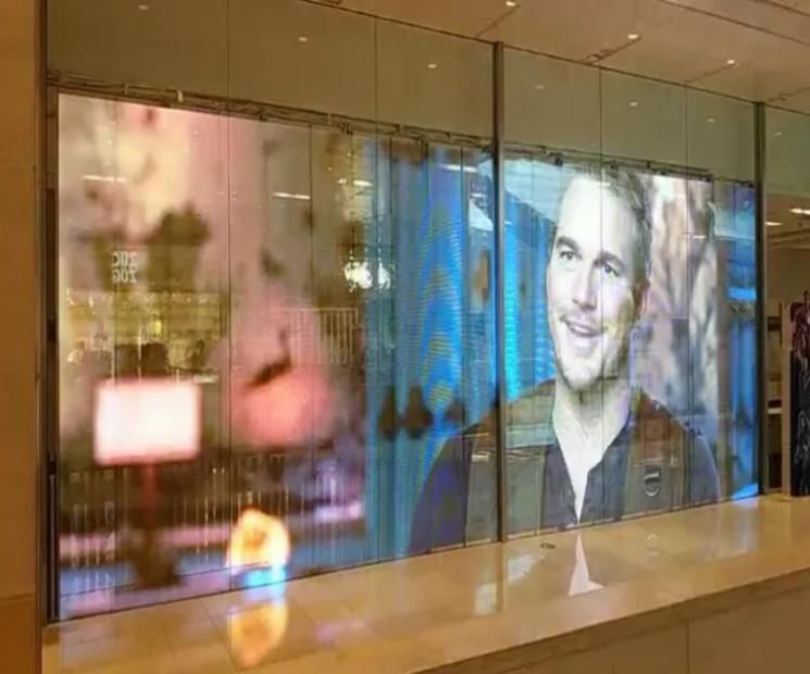 High-Visibility Transparent LED Display for Effective Advertising Solutions