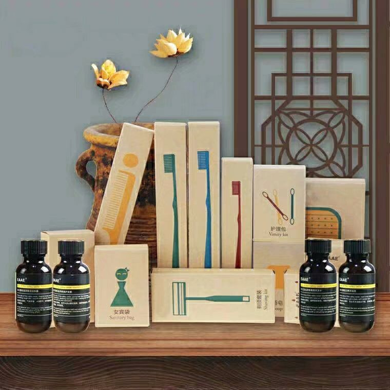 Biodegradable Wheat Straw Starch Toothbrush for Hotel Amenities