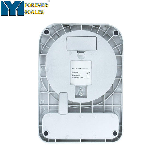 Кухонные весы цифровые 5кг 0.1г, нержавеющая сталь