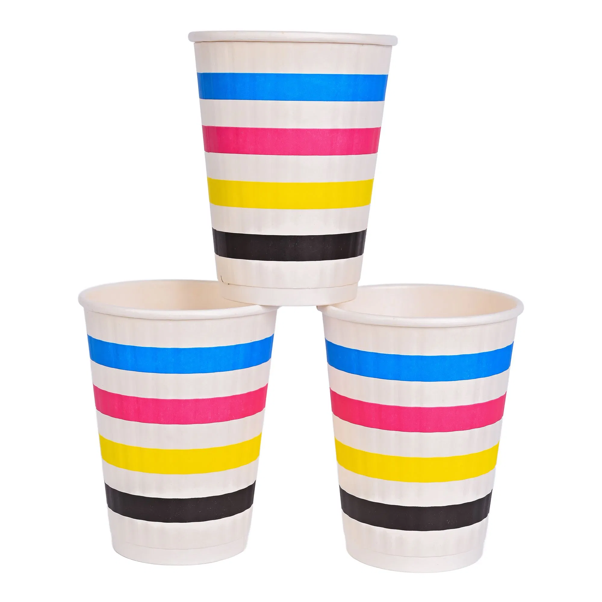 Бумажные стаканчики 8oz с крышкой, биоразлагаемые