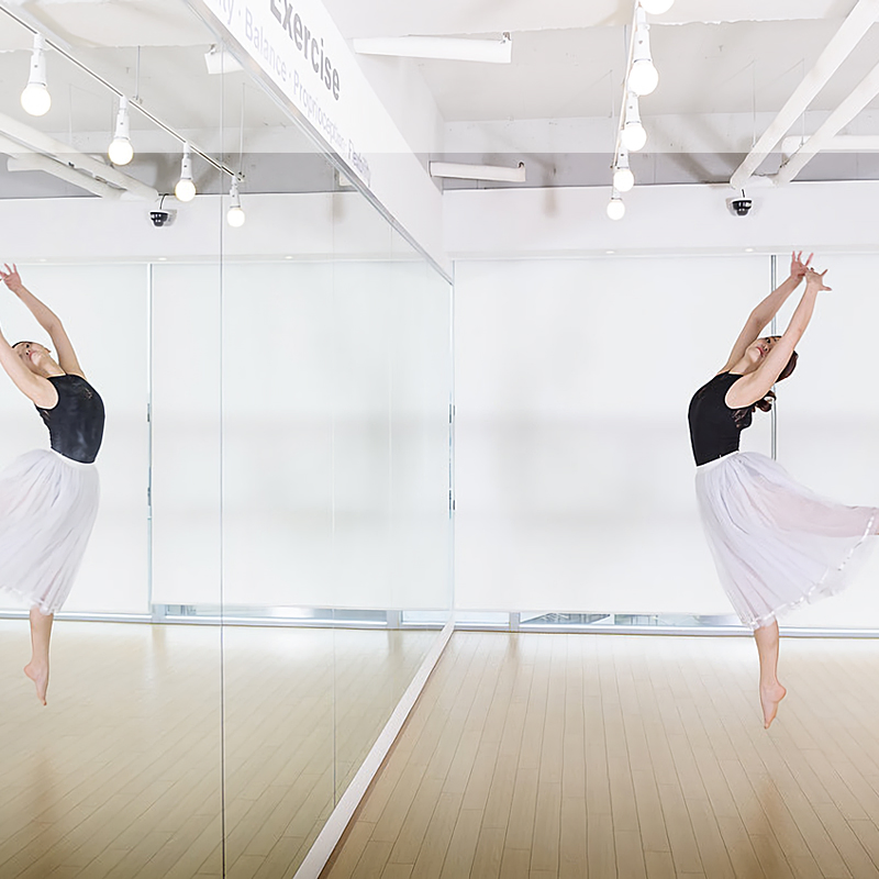 Affordable Customizable Large Wall Gym Mirror for Home Fitness