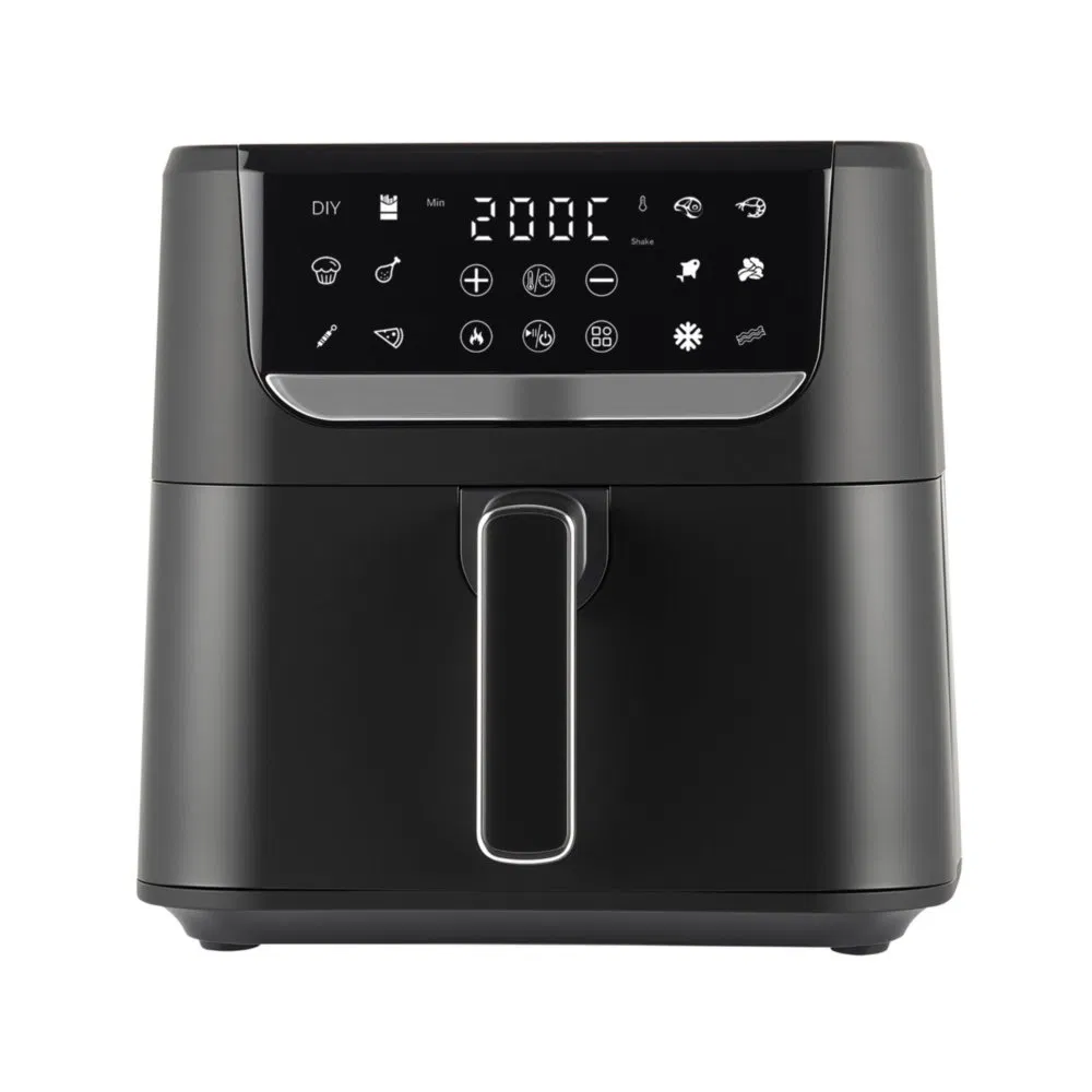 Reliable 6L Custom Touch Screen OEM Air Fryer for Making Barbecue