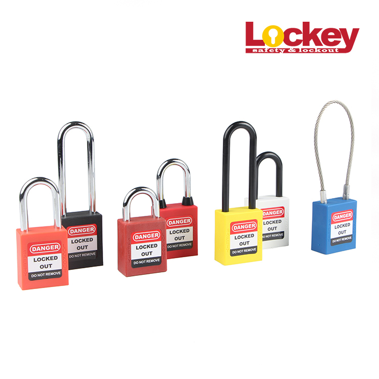 Lockey Loto Stainless Steel Cable Industrial Safety Padlock with Master Key