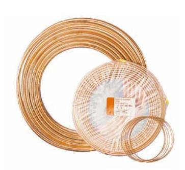 1/4 3/8 5/8 Inch Type K L M Air Conditioner Pancake Coil Copper Tubing 6.35*0.7mm Tube