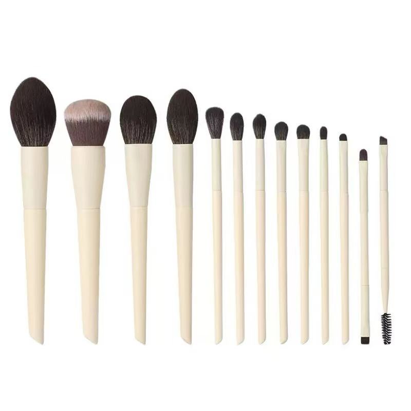 Cross Border Wholesale Loose Powder Blush Eyeshadow Tool 13PCS Makeup Brush Set