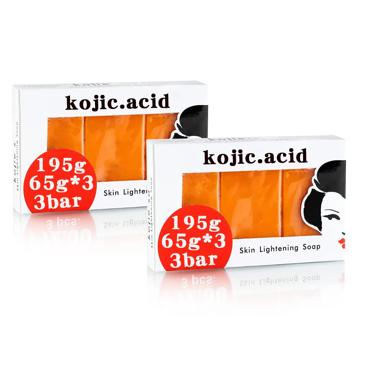 Customizable Skin Brightening Handmade Soap Bar Vitamin C Turmeric Kojic Acid Soap