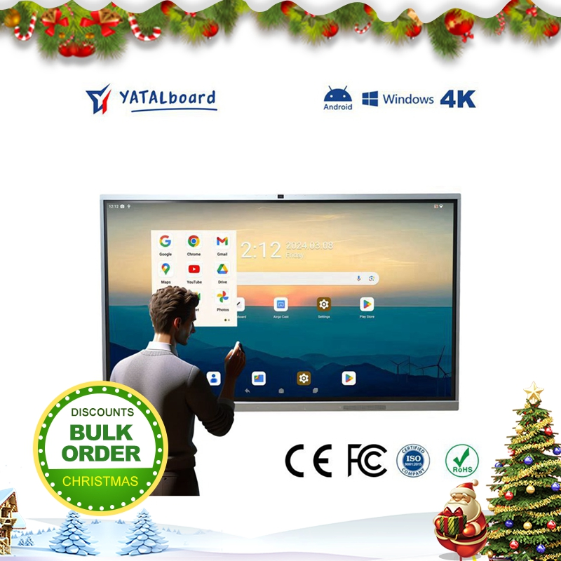 Christmas 43 Inch Android 11 LED Smart TV Screen Touch Screen Monitor with 20 Points