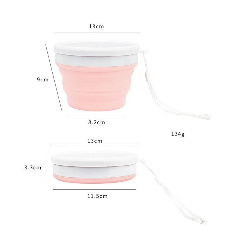 Foldable Silicone Bowl for Convenient Kitchen Food Storage Solutions