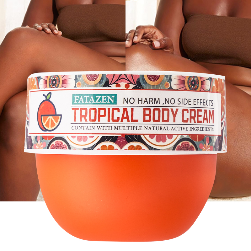 Exfoliate Smooth Restore Skin Elasticity Moisturizer Non Greasy Fruit Orange Body Cream