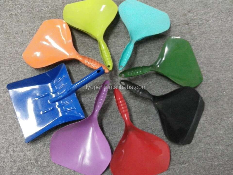 Heavy Duty Metal Cleaning Tool with Long Handle Industrial Dustpan