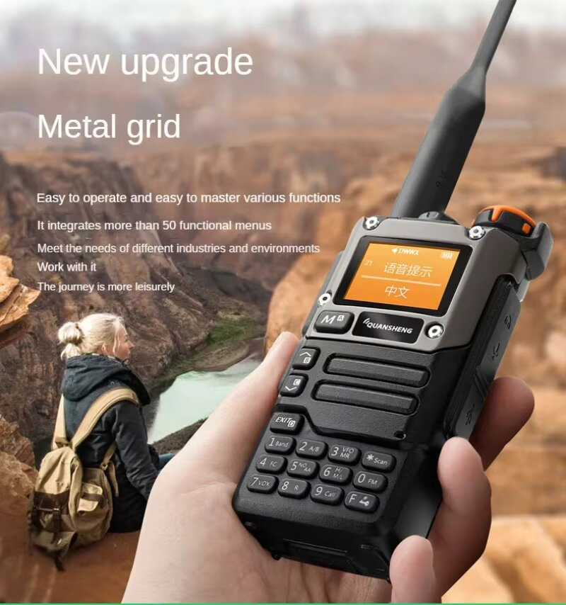 Портативная рация Quansheng UV-K6, 10Вт, Type-C