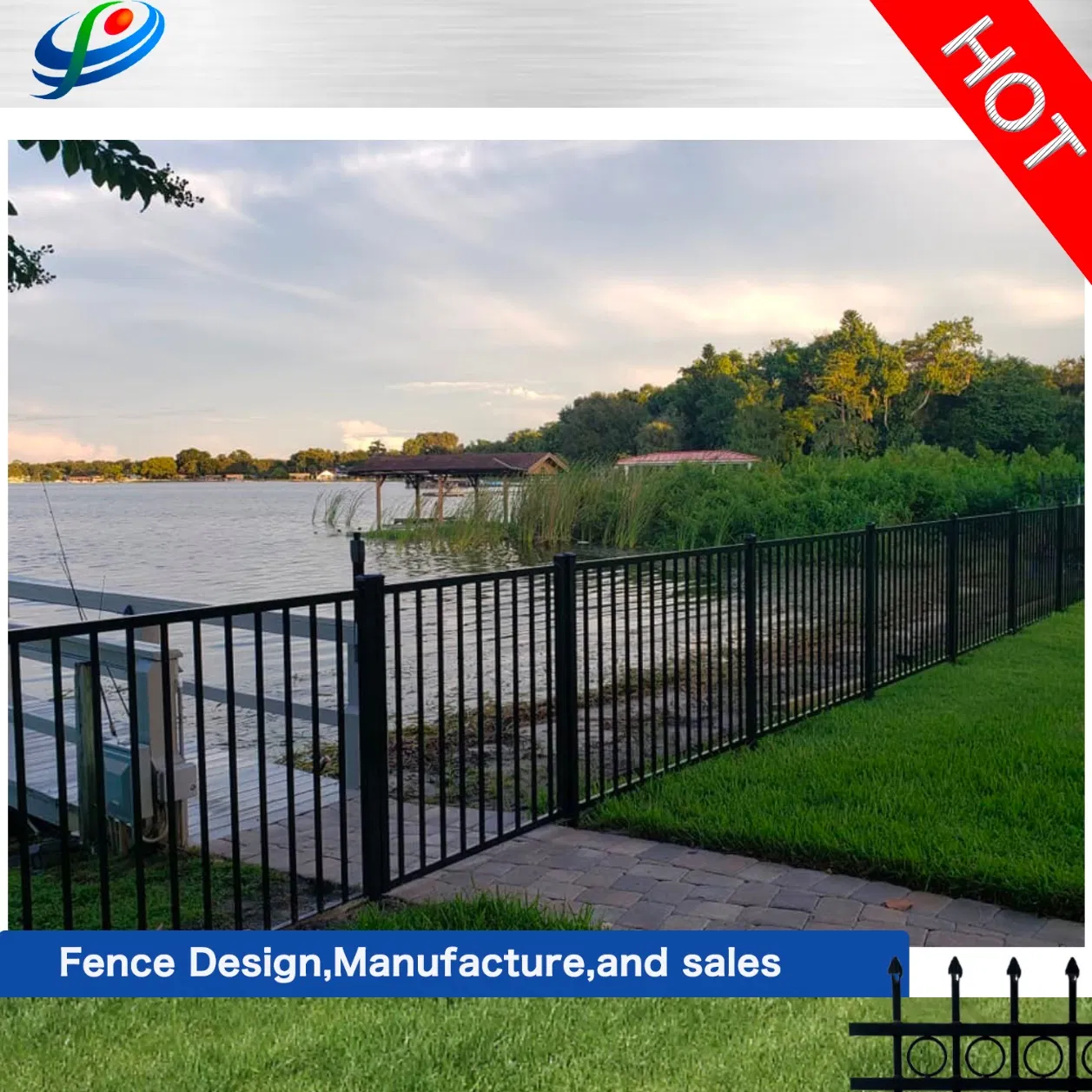 Factory Aluminum Swimming Pool/Balcony Fence/Fencing for Home/ Garden/School/Villa