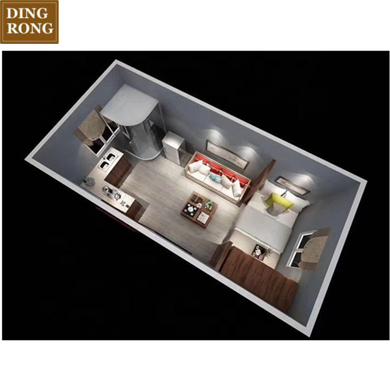 Tiny Steel Container Prefabricated Portable Prefab Building Apartments