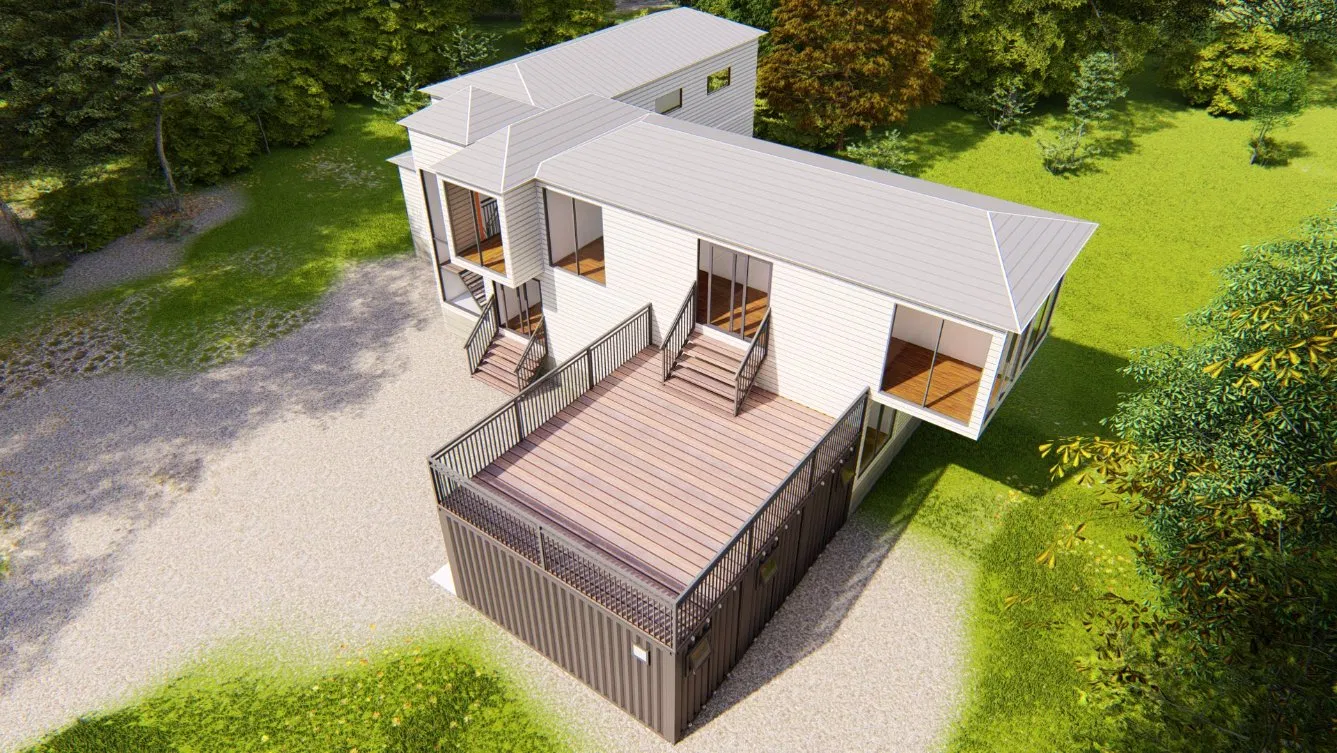 Luxury Modern and Beautiful Comfortable Customizable Prefab Prefabricated Container House /Villa/Casa with Smart Home Features