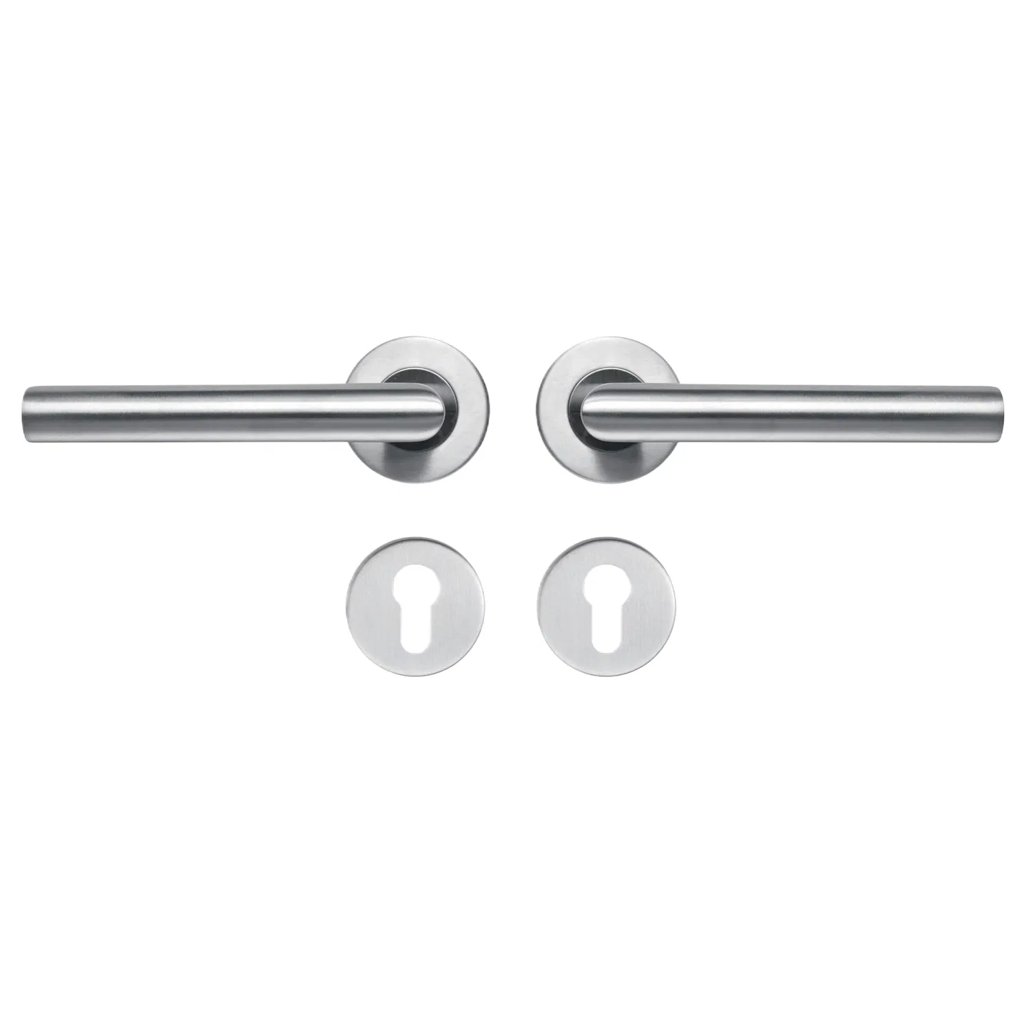 Durable Stainless Steel Split Door Handle with Anti-Theft Design