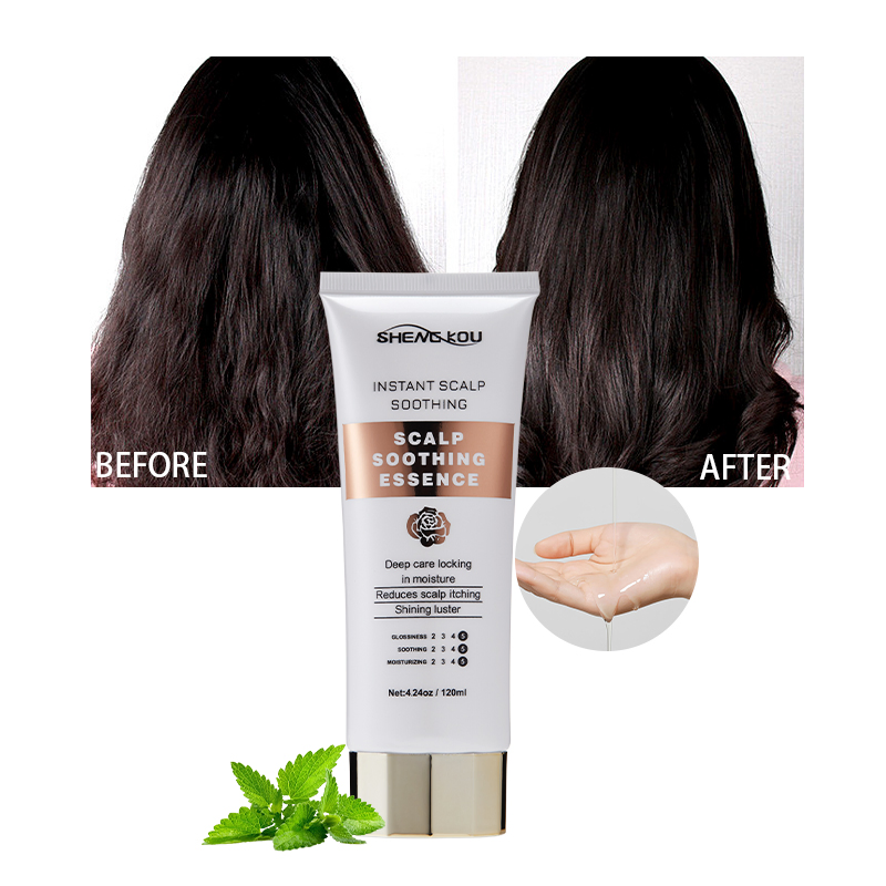 Factory Custom OEM Hair Care Product Menthol No-Wash Anti-Itching Lightening Soothing Scalp Deep Care Hair Serum