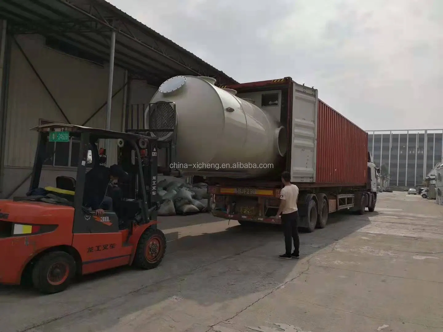 Exhaust Gas Scrubber for Incinerator Flue Gas Treatment