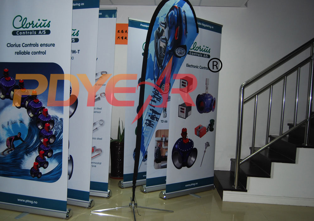 Customized Advertising Roll up Banner Display Stand Rollup Banner Stand
