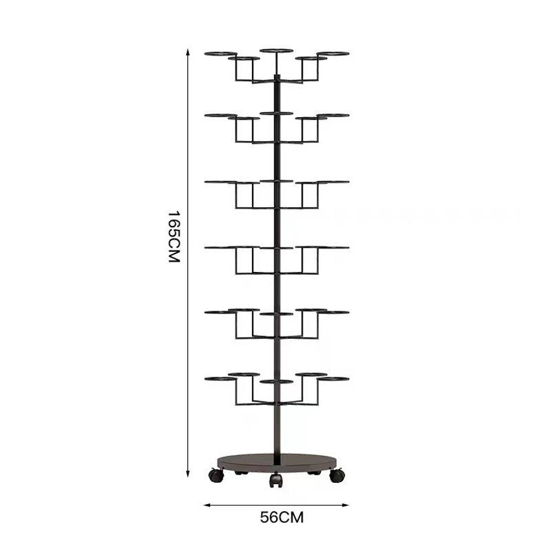 Chic and Functional Hat Rack with Adjustable Display Options