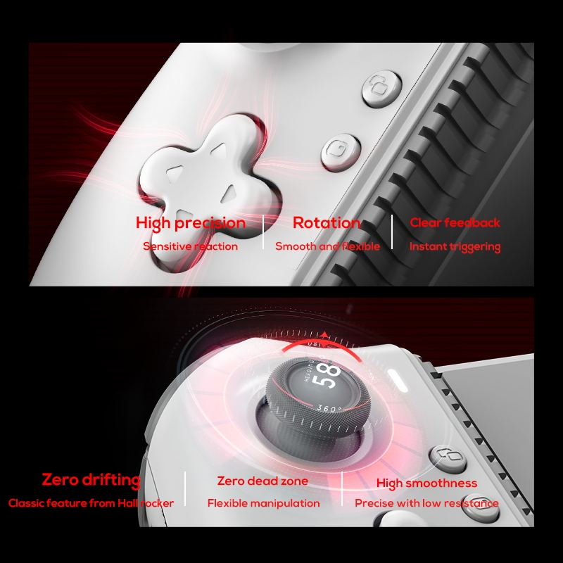 S3 Type-C Wired & Bt Wireless Multi-Mode Joystick Mobile Phone Gamepad for Android & Ios