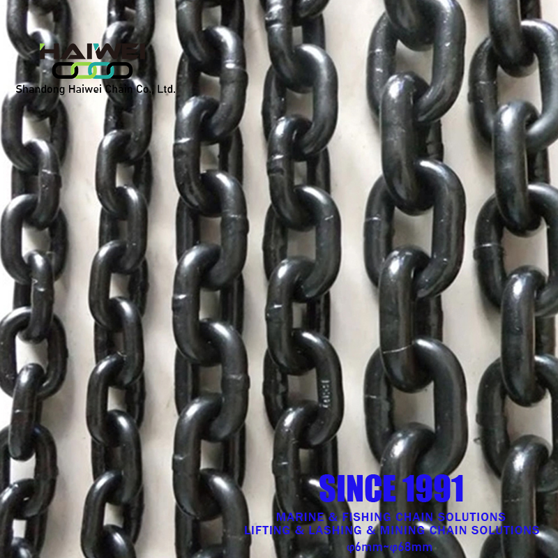 Factory Supply Featured Product 20mn2 11*43/14*50/14*42 Black Painted Hatch Cover Chains with Stable Quality