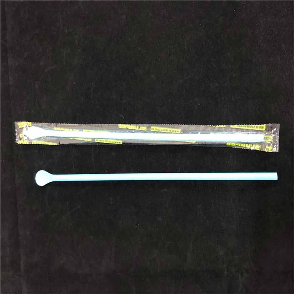 Wholesale Natural Plant Material Food Used Biodegradable Individual Packing PLA Spoon Straw for Drinking