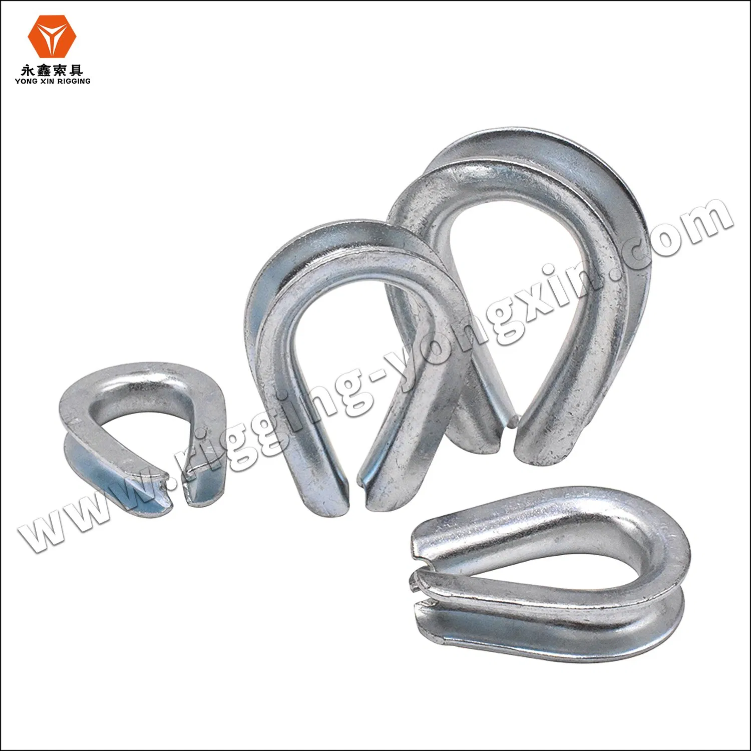 AISI304/316 Stainless Steel Cable Thimble European Standard High Polished Wire Rope Thimble