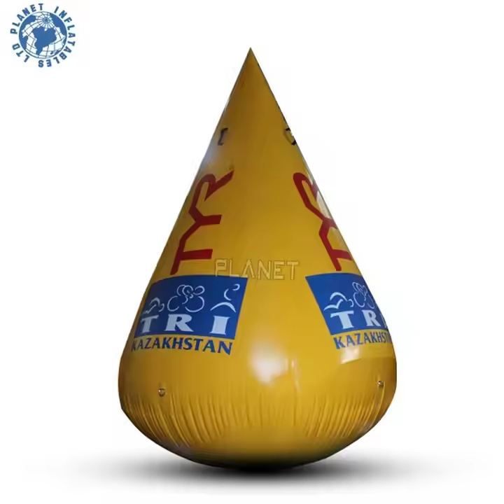 High Quality Durable Customized Color Inflatable Waterdrop Buoy for Sale