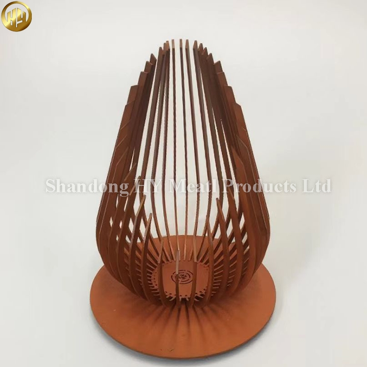 Corrosion Resistant Steel Weathering Steel Fire Pit Customizable Size for Patio Manufacturer Direct Sale