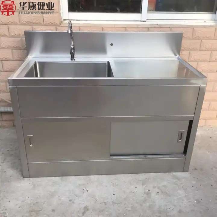 New Design Soap Dispenser Stainless Steel Washing Basin Hospital Hand Washing Basin Veterinary Surgery Sink